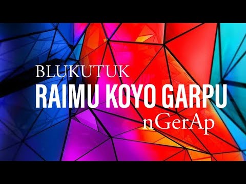 blukutuk ngerap - koyo garpu - bomb blast ( Official Lyrics Video)