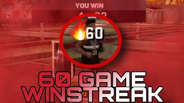 I went on a 60 game win streak on the 1v1 court in comp stage on my playglass in NBA 2k20!!