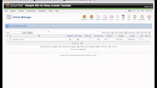 Joomla 1.5 How to add articles to a menu (Getting articles to show up)