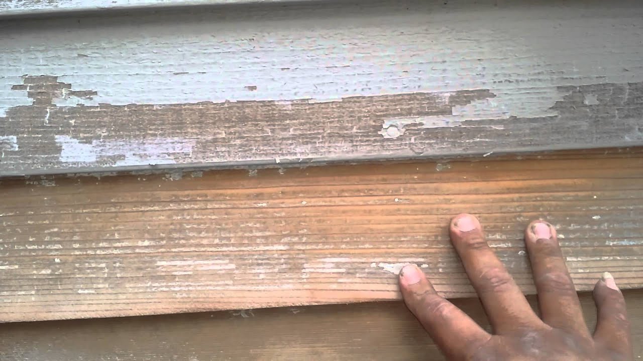 Sanding exterior siding YouTube