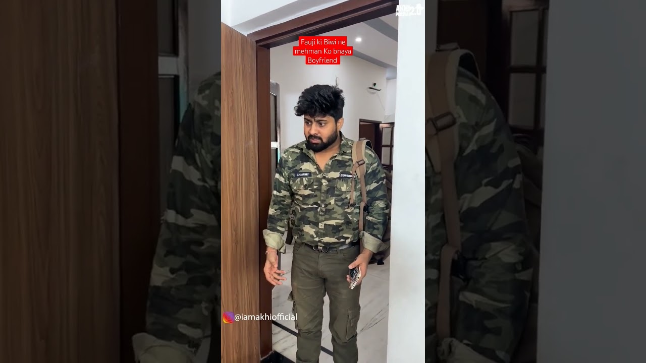 Fauji Ki Biwi ne Mehman ko bnaya boyfriend | Akhi Porwal - YouTube