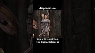 dispensation — Dragon age : Origins dialogue scene