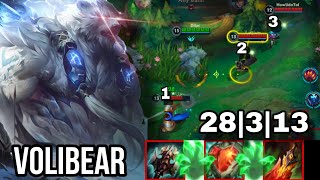 THE VOLIBEAR BUILD THAT'S BREAKING LEAGUE OF LEGENDS! WILD RIFT! (LITERALLY UNKILLABLE)