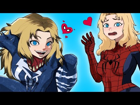 Supergirl Became Venom?! Supergirl x Spider-Man | Supergirl love story Comic Dub