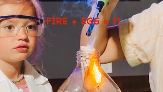 We Got an Egg INSIDE a Bottle! | Sharon’s Super Science