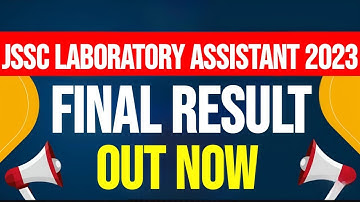 JSSC  Laboratory Assistant Exam Result 2023 ||  JSSC Lab Assistant Result 2023 Download kaise kare