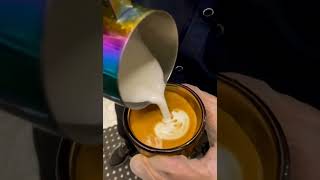 Barista Training beginners/Talib Aziz Coffee/latte art duck ☕👈#talibaziz#coffee #viralvideo#trending