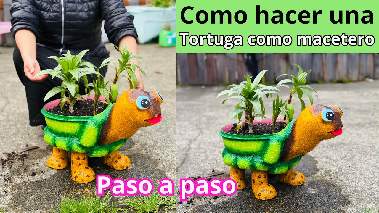 Hazlo tú mismo un macetero para tu jardín || IDEAS Y MANUALIDADES