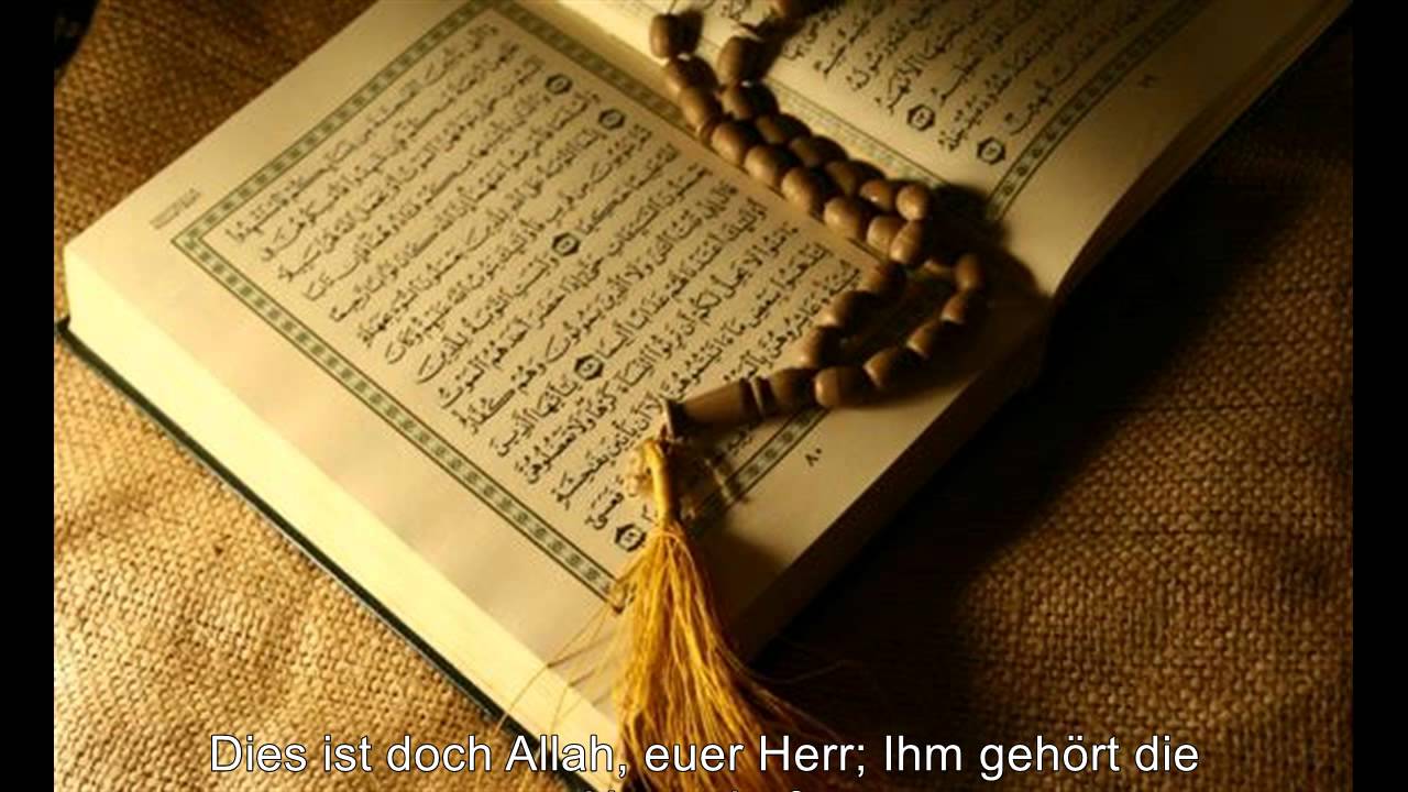 Koran auf deutsch: Sure Fatir (Der Erschaffer) - YouTube