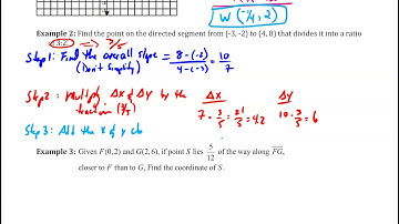 11.6 Dividing a Line Segment Proportionally - Video Lesson
