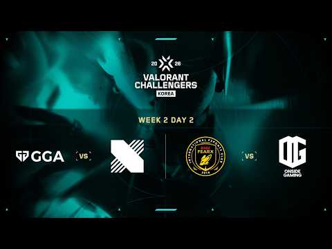 2026 WDG 발로란트 챌린저스 코리아 - 스플릿 1 I 2주 2일차 I  GGA vs DRX, BFX vs ONG