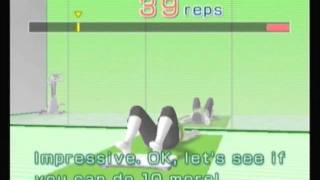 Wii Fit Plus Strength Training Part 13: Jacknife Challenge