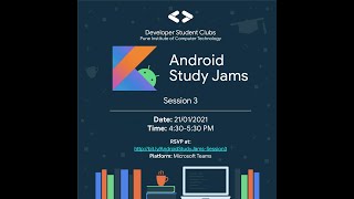 Android Study Jams - Session 3