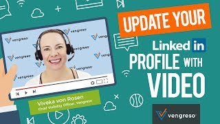 How To Add Video To Your Linkedin Profile Linkedin Ninja Tip From Viveka Von Rosen