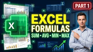 Excel Formulas Complete Tutorial in Hindi | SUM, AVERAGE, MIN, MAX Formula | Excel 2026 Full Course