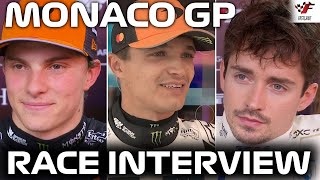 F1 Post Race Interview – Drivers React to Race at the Monaco GP 2025!