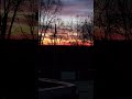 nice red sunrise southern Indiana