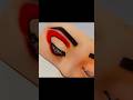 Rounded Red Eye Makeup Tutorial ❤️🔥 | Bold Glam Look by artistry aura