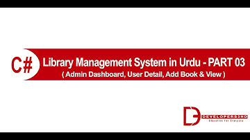 Library Management System C# Windows Form in Urdu / Hindi | Part 03- Add Book & View Detail