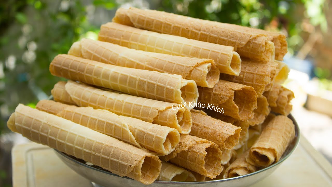 CÔNG THỨC BÁNH ỐNG (BÁNH KẸP CUỐN) KINH DOANH KHÔNG DÙNG BỘT PHA SẴN - CKK