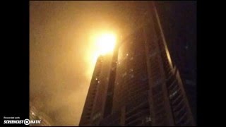 Fire Breaks Out in Dubai Skyscraper Near Burj Khalifa