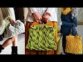 МОДНЫЕ ВЯЗАНЫЕ СУМКИ СПИЦАМИ. Идеи для вязания стильных сумок