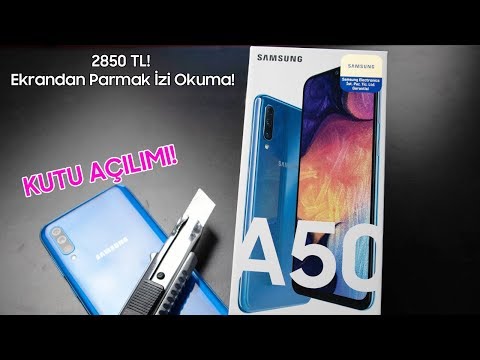 Samsung Galaxy A50 kutu açılımı - Orta Seviyenin Yeni Kralı Mı?