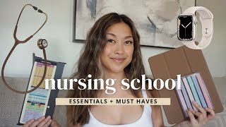 NURSING SCHOOL ESSENTIALS + MUST HAVES