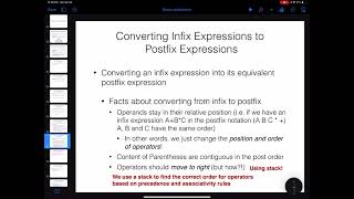 COMP251 - Data Structures and Algorithms - Applications of Stack - part2
