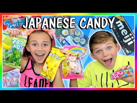 😆JAPANESE CANDY TASTE TEST😆 | We Are The Davises