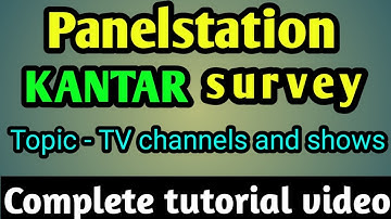 How to complete Kantar survey in panel station full tutorial video | Panelstation working trick..💥