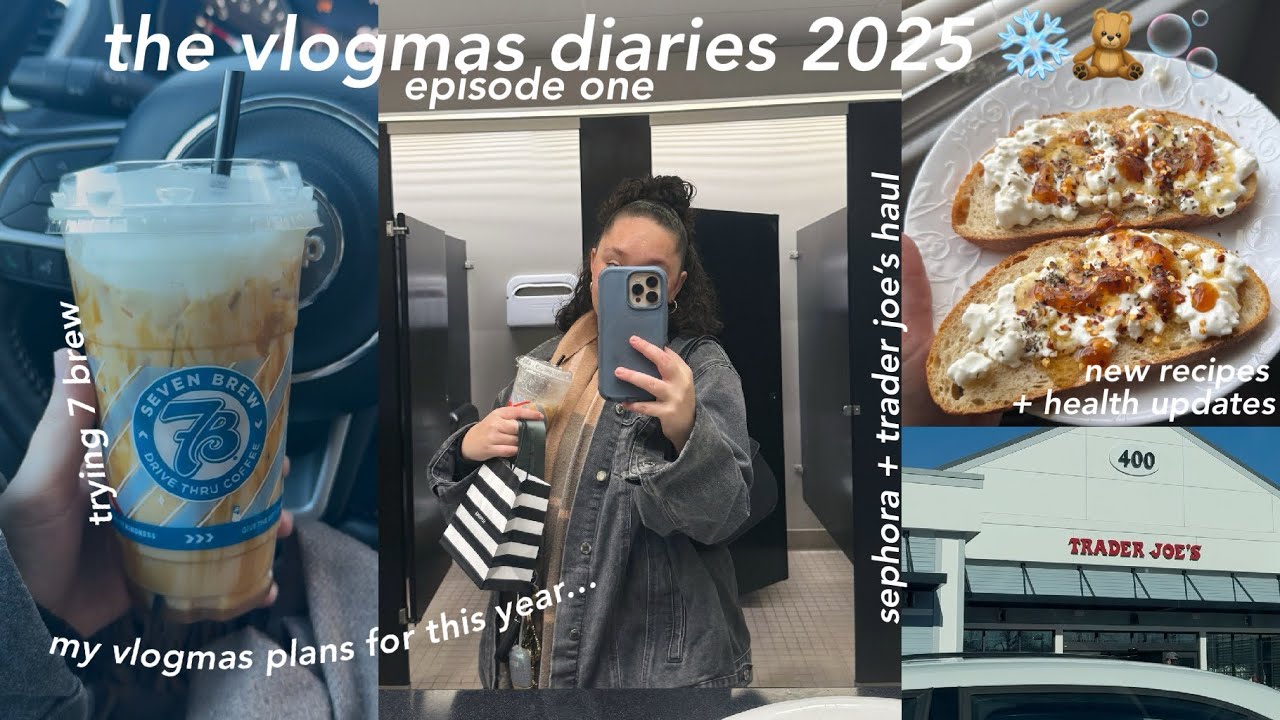 Дневники VLOGMAS 2025 ❄️🧸🫧 | Пробую пиво 7 Brewing, покупки в Sephora и Trader Joe's