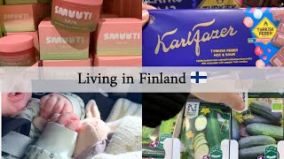 Living in Finland Vlog #11 🇫🇮 Grocery Store Shopping | Finnish Skin Care | Planting Seeds | Moomin