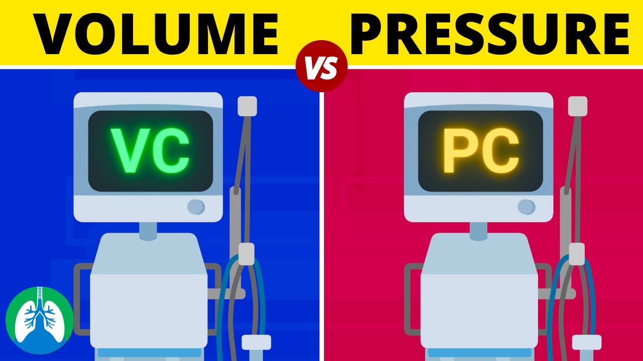 Volume Control vs Pressure Control Mode of Mechanical Ventilation