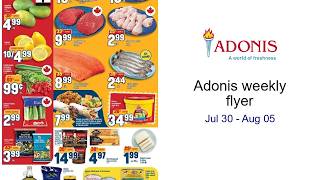 Adonis weekly flyer Jul 30 - Aug 05