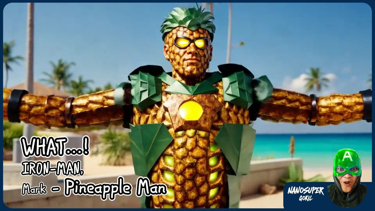 WHAT...! IRON-MAN, Mark - Pineapple Man 🍍🔥 - YouTube