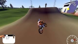 Mx Simulator: 50cc clearing finish jump on Ekswanbee Park