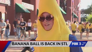 Fans embrace the joy of banana ball at Busch Stadium