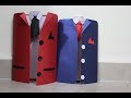 DIY suit - Tuxedo greeting card Tutorial | How to make greeting card