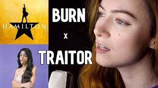 Video thumbnail of "Burn x Traitor (Hamilton/Olivia Rodrigo mashup) - MALINDA cover"