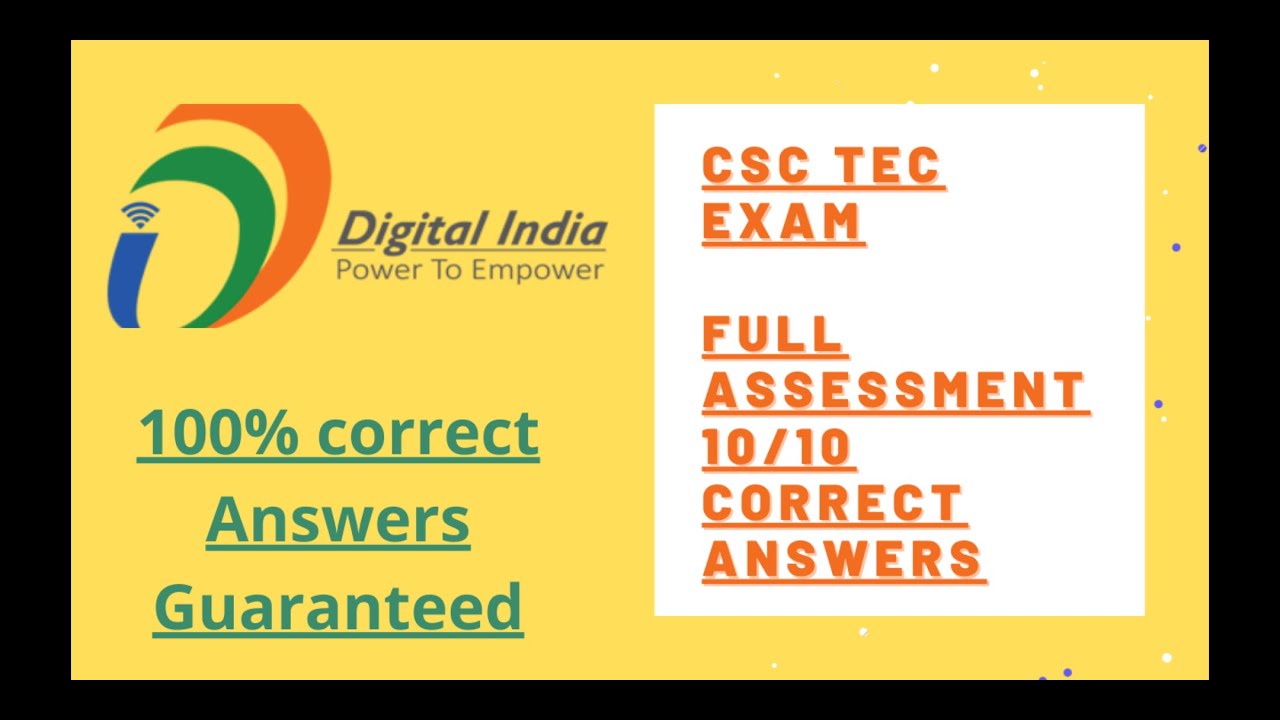 Full Marks CSC TEC Module 5 Assessment TEC Exam Questions And Full Marks CSC TEC Module 5 Assessment TEC Exam Questions And