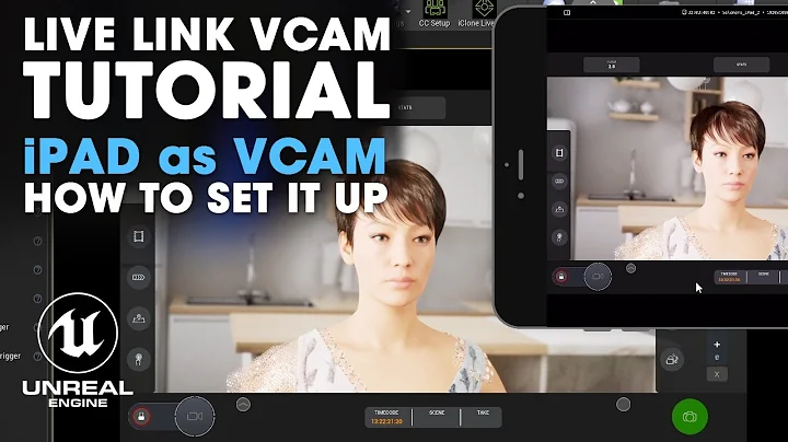 Unreal Engine ~ How to Setup an iPad as a Virtual Camera using the Live Link VCAM app