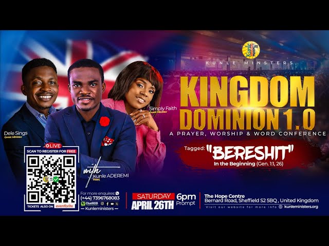 Kunle Ministers 📢 KINGDOM DOMINION 1.0 – "BERESHIT" 🔥✨ Conference LIVE!