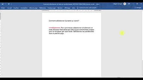 Comment afficher la barre des marges sur Word ?