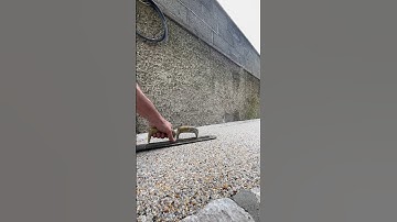 How to put a finish on the Resin bound surfacing. #satisfying #asmr  #resinbound