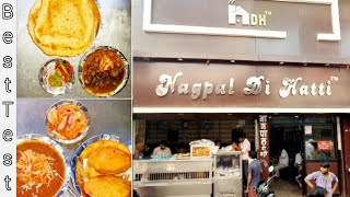 Chole Bhature & Multani Moth Kachori At Nagpal Di Hatti|East Delhi Street Food