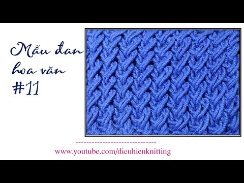 Video [MẪU ĐAN] - Mẫu đan khăn cho nam, hoa văn #11 (Pattern... - youtube