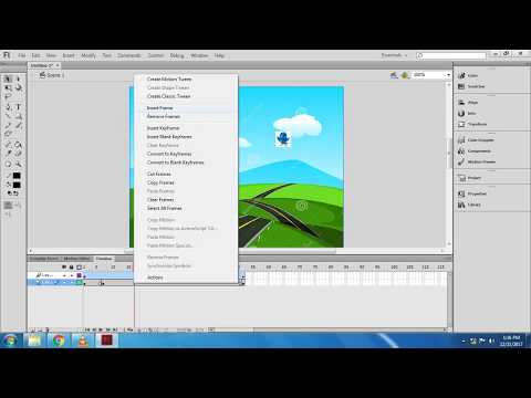 Flying Bird Flash Animation Tutorial   II By Sridevi Taradi