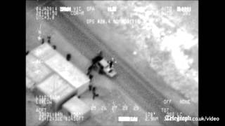Footage released of Iraqi air strike on al-Qaeda hideout