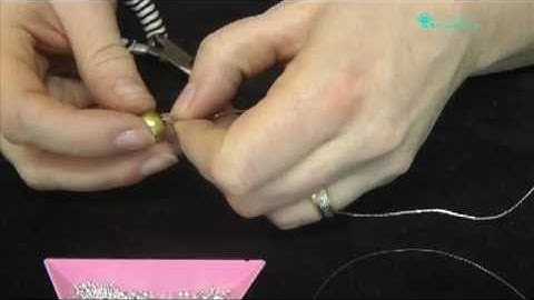 Bead Time Tutorial Crimp Chain And Monofilament